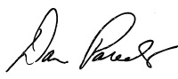 Dan Paradis signature Dan Paradis signature